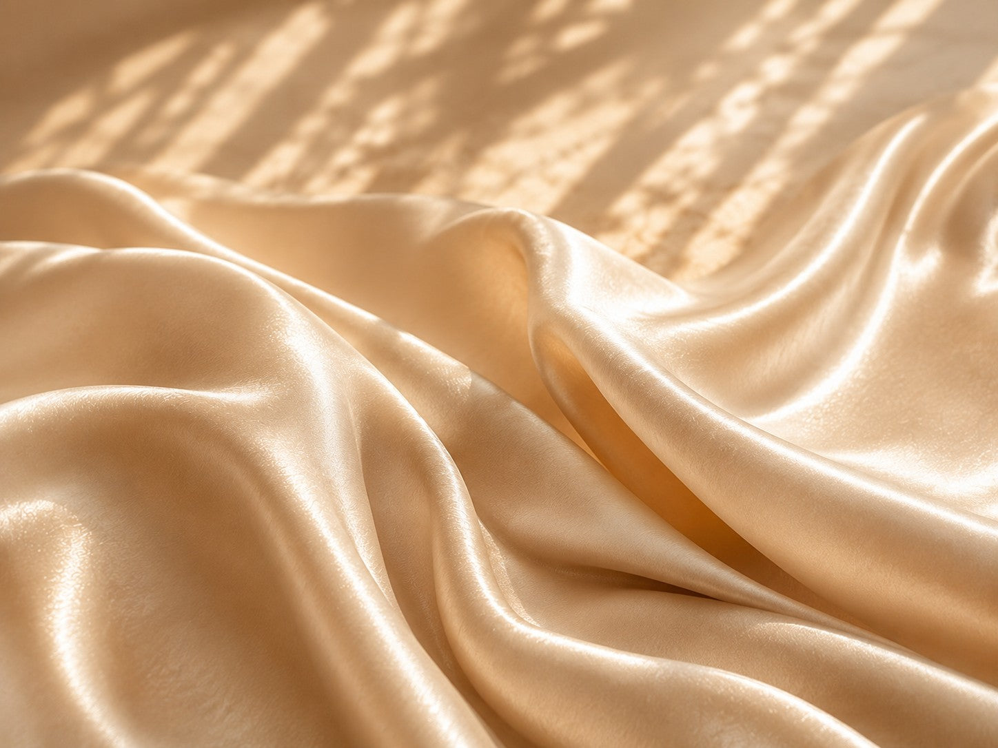 Champagne silk fabric by Esplendeuniverse