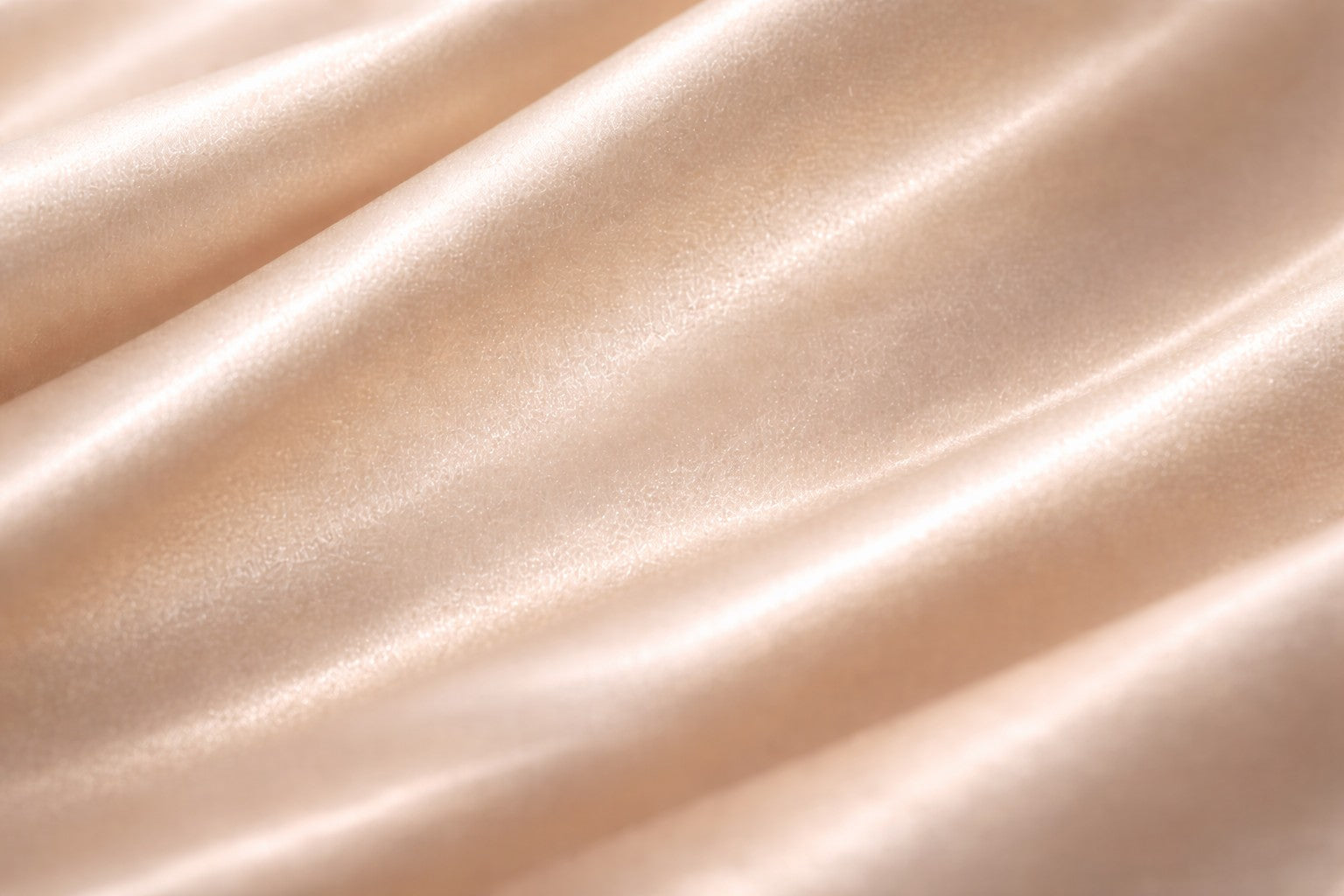 Champagne silk fabric